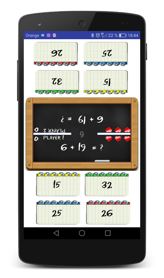 Subtraction exercise in Mental Calculation