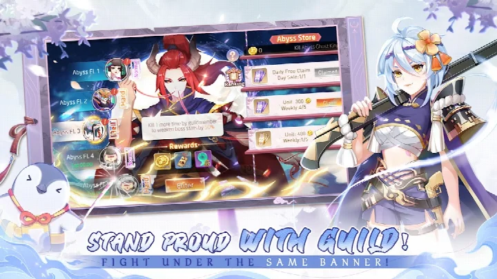 Yokai Tamer screenshot of the Pagoda challenge mode with a damsel imprisoned inside
