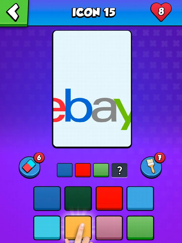 Friends multiplayer color guessing challenge screen