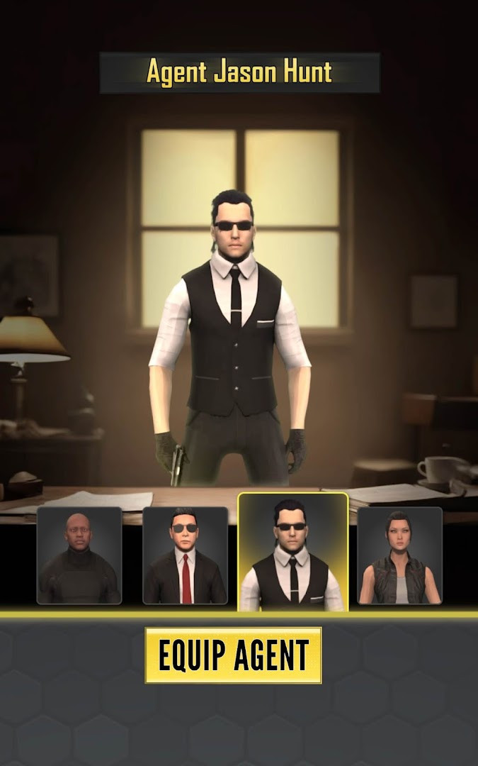 Elite agent action during a first person shooter infiltration