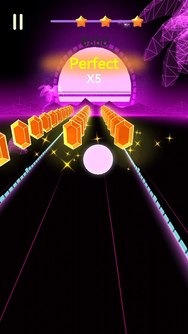 Character selection screen with unlockable ball designs