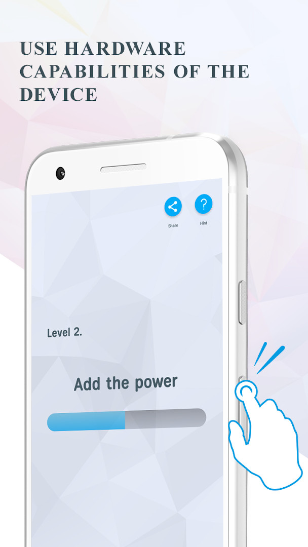 A level hint display offering guidance without directly revealing the puzzle's solution.