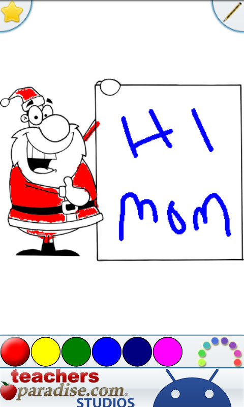Advanced coloring tools in Christmas Coloring Book Games designed for skilled adult users