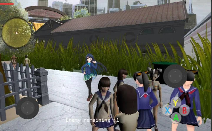 Menu screen with level selection and fighting mission options