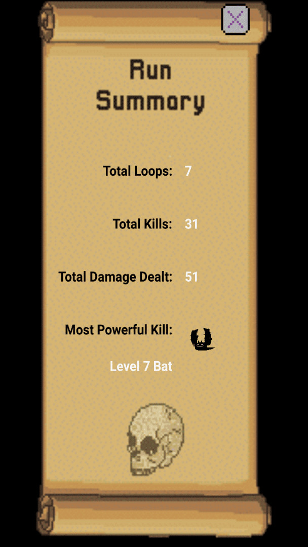 Perk selection unlocked after the 15th loop