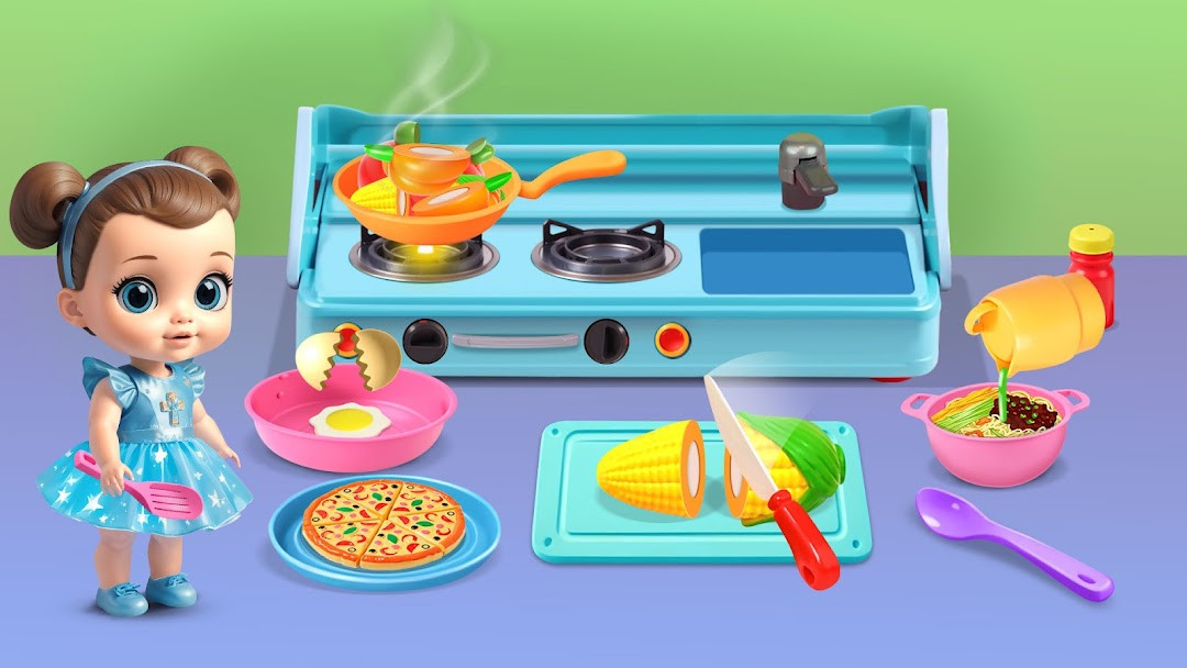 My Toy Set Mobile Game screenshot showing the toy store where players can earn and collect cute toys.