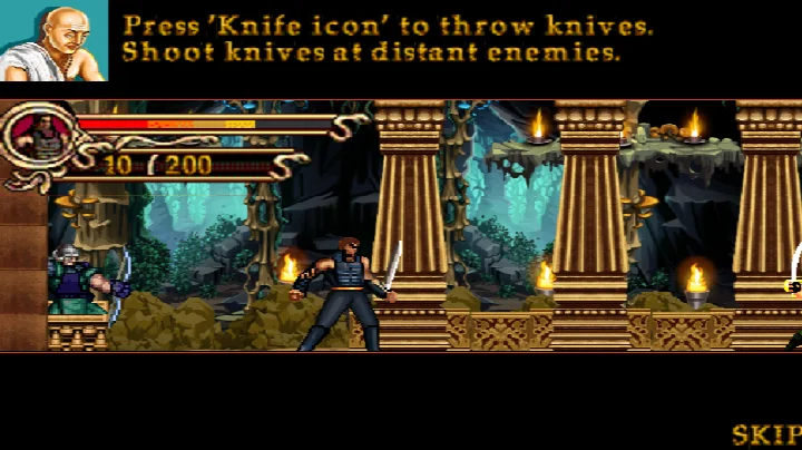 Boss fight scene with the ultimate evil as the prince defends his kingdom.