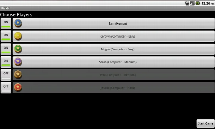 Just Risk It! victory screen after eliminating all opponents