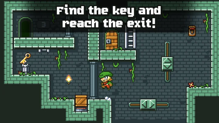 Super Dangerous Dungeons level filled with spikes, pits, and deadly traps.