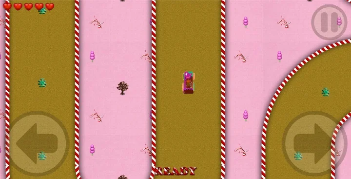 Avoiding enemy sugar cars while driving at high speed
