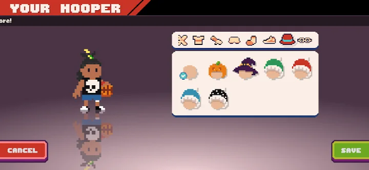 Skill-based gameplay showing a timed jump and reward notification